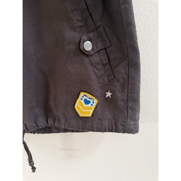 RARE Chaser x Peloton Patchwork Utility Military Jacket Brown Canvas Women’s Med - Picture 4 of 15